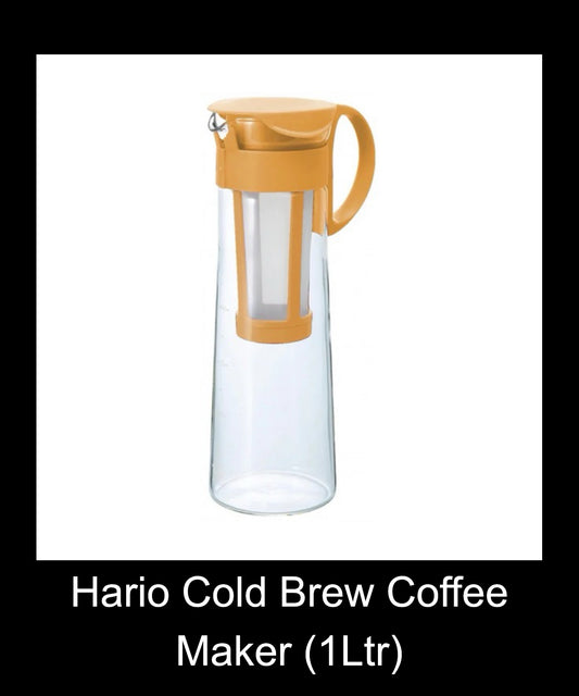 Hario Cold Brew Coffee Jug 1L - Premium Glass Cold Drip Brewing System