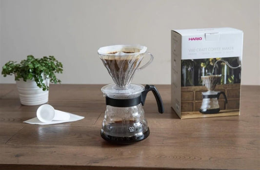 Hario V60 Plastic Coffee Dripper Size 2 - Pour Over Brewing System